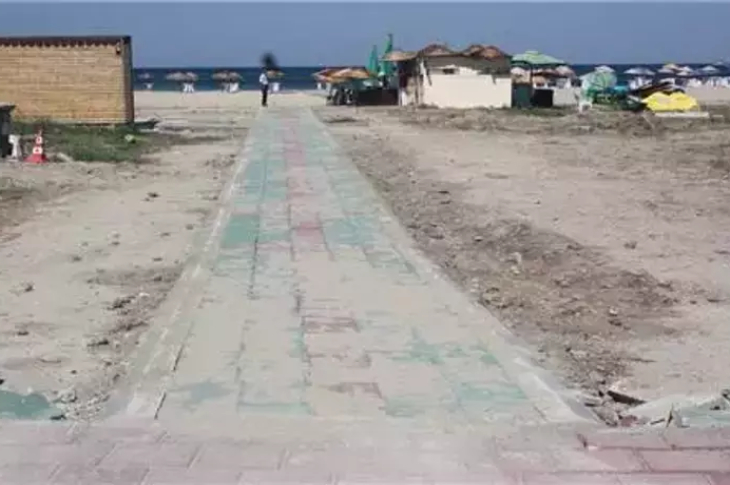 Enez Sahilinde Engelliler İçin Yürüyüş Yolu Yapılıyor Enez Sahilinde Engelliler İçin Yürüyüş Yolu Yapılıyor