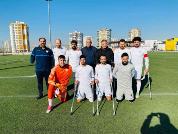 Şahinbey Ampute Futbol Takımı Farklı Galibiyetlere Devam Ediyor