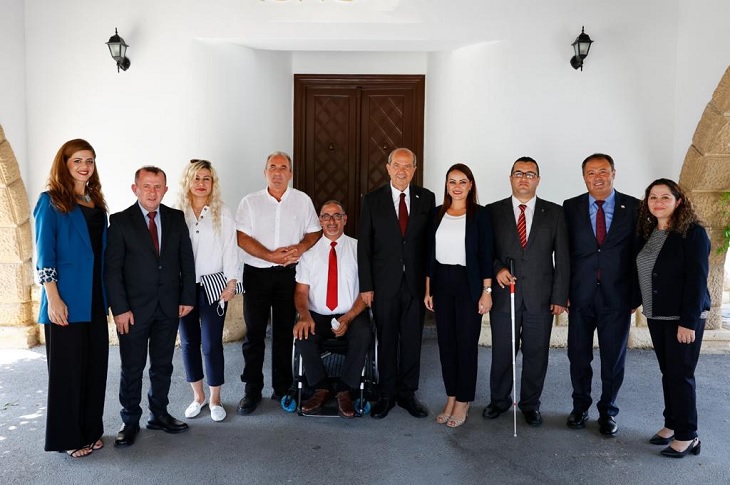 Cumhurbaşkanı Ersin Tatar, Engelli Dernekleri Temsilcilerini Kabul Etti Cumhurbaşkanı Ersin Tatar, Engelli Dernekleri Temsilcilerini Kabul Etti