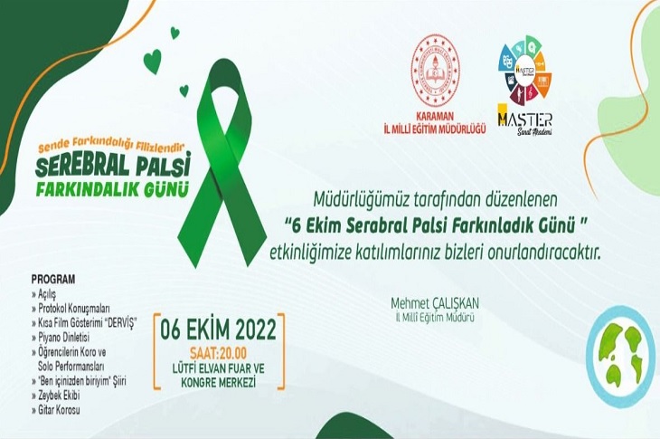 Karaman’da Serebral Palsi Farkındalık Gecesi Etkinliği Düzenlenecek Karaman’da Serebral Palsi Farkındalık Gecesi Etkinliği Düzenlenecek