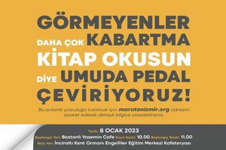 İzmir’de Görme Engelliler İçin Pedal Çevrilecek