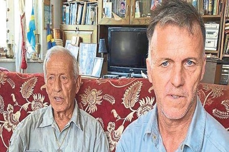 Olayın mağduru baba ve oğulun resmi farklı karelerle objektife yansıyor.