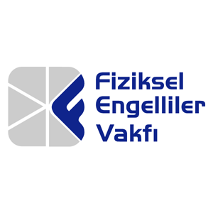 Görselde "Fiziksel Engelliler Vakfı" yazısı ve logosu var.