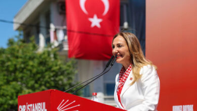 CHP Aile ve Sosyal Hizmetlerden Sorumlu Gölge Bakanımız Aylin Nazlıaka kürsüde konuşma yapıyor.