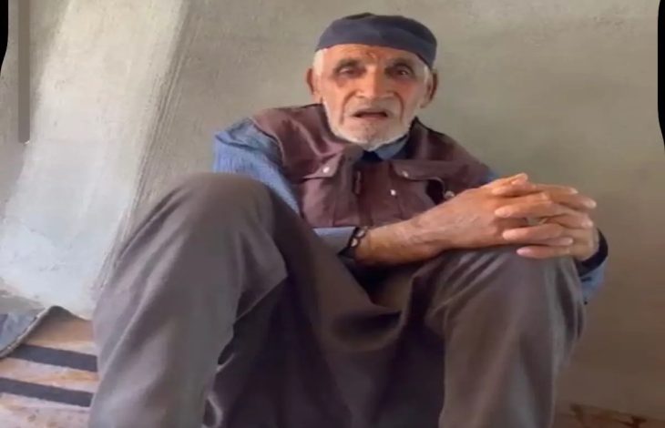 Zihinsel engelli Salih Ertaş.