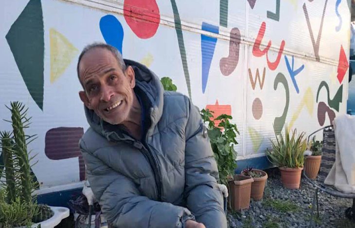 Engelli işletmeci Yılmaz Yıldırım.