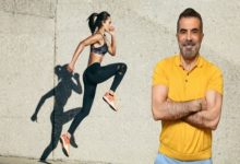 Görselde, spor kıyafetleriyle koşu yapan bir kadın ile yanında sarı tişörtlü bir erkek yer alıyor. Açık havada fiziksel aktivitenin önemine vurgu yapan görsel, yaz aylarında egzersiz ve sağlıklı yaşam temasını öne çıkarıyor.