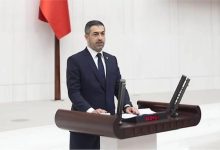 MHP Elazığ Milletvekili Semih Işıkver, TBMM kürsüsünde konuşma yapıyor.
